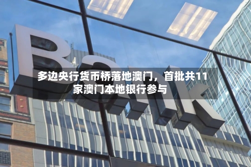 多边央行货币桥落地澳门	，首批共11家澳门本地银行参与-第2张图片