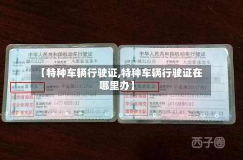 【特种车辆行驶证,特种车辆行驶证在哪里办】