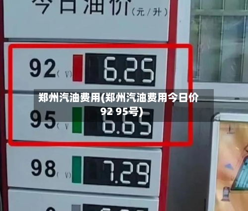 郑州汽油费用(郑州汽油费用今日价92 95号)
