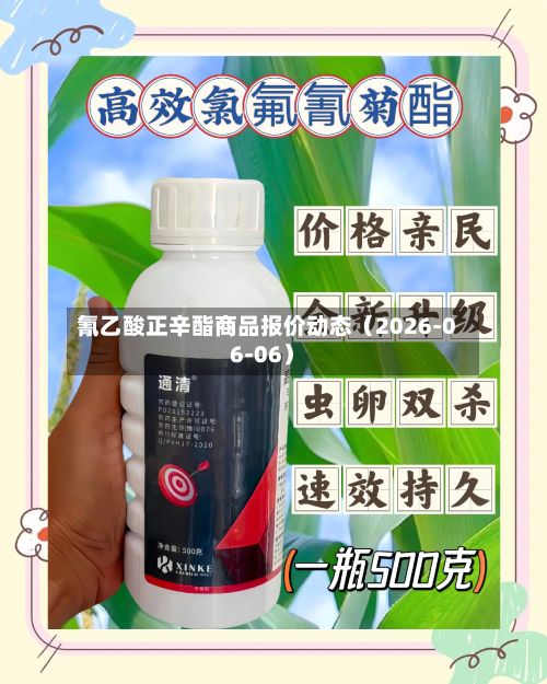 氰乙酸正辛酯商品报价动态（2026-06-06）-第2张图片