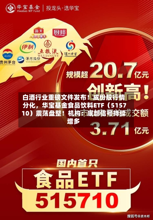 白酒行业重磅文件发布！成份股行情分化，华宝基金食品饮料ETF（515710）震荡盘整！机构：底部信号持续增多-第3张图片