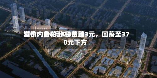 酒价内参6月9日费用发布：青花汾20下跌3元，回落至370元下方-第2张图片