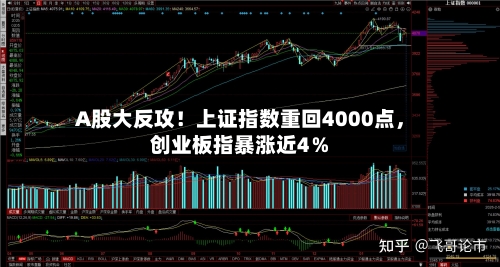 A股大反攻！上证指数重回4000点	，创业板指暴涨近4％-第2张图片