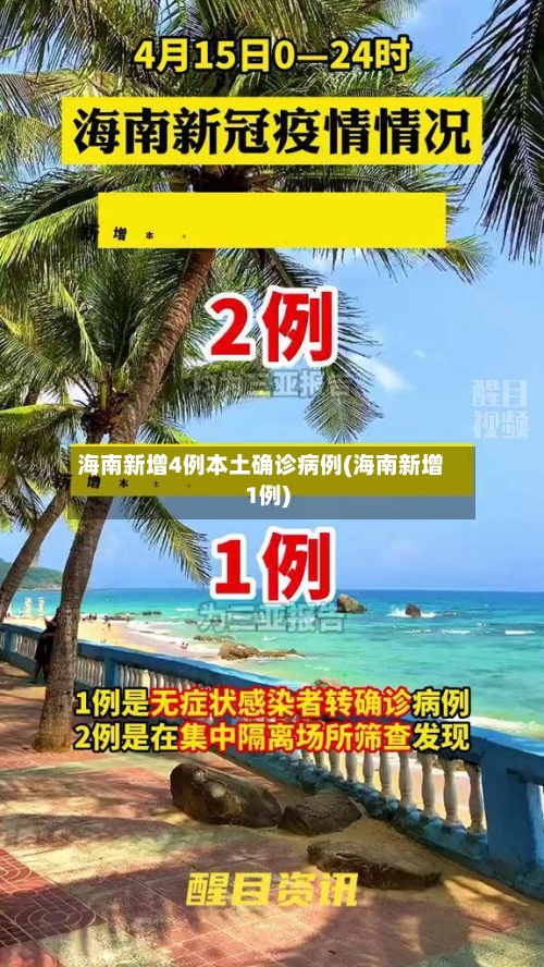 海南新增4例本土确诊病例(海南新增1例)-第2张图片