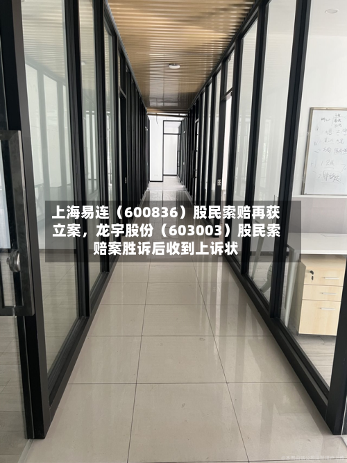 上海易连（600836）股民索赔再获立案，龙宇股份（603003）股民索赔案胜诉后收到上诉状-第2张图片