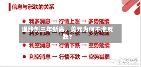 通胀创三年新高	，美元为何不涨反跌？-第3张图片