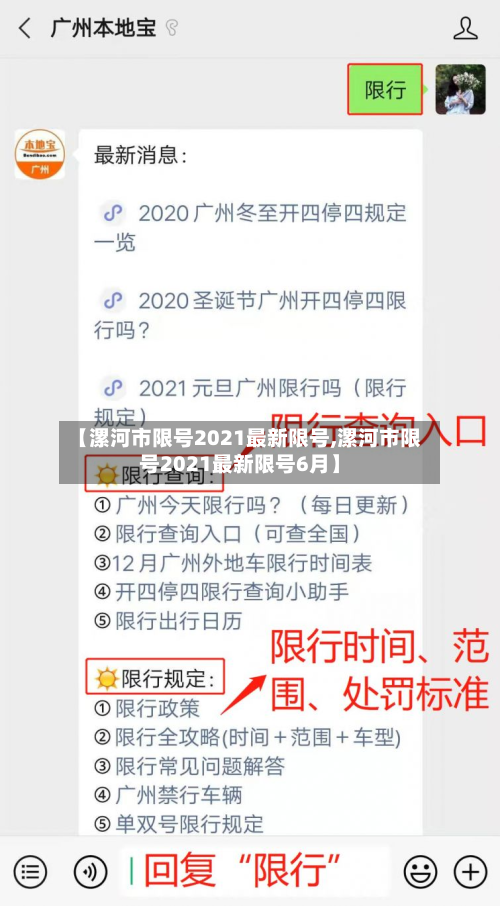 【漯河市限号2021最新限号,漯河市限号2021最新限号6月】-第3张图片