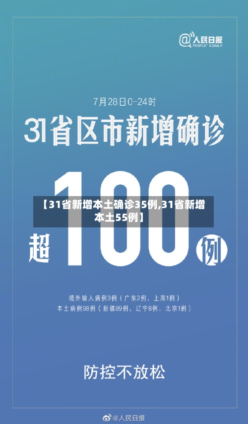 【31省新增本土确诊35例,31省新增本土55例】-第2张图片