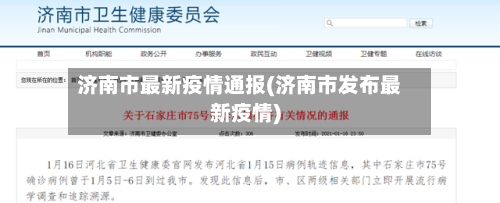 济南市最新疫情通报(济南市发布最新疫情)-第2张图片